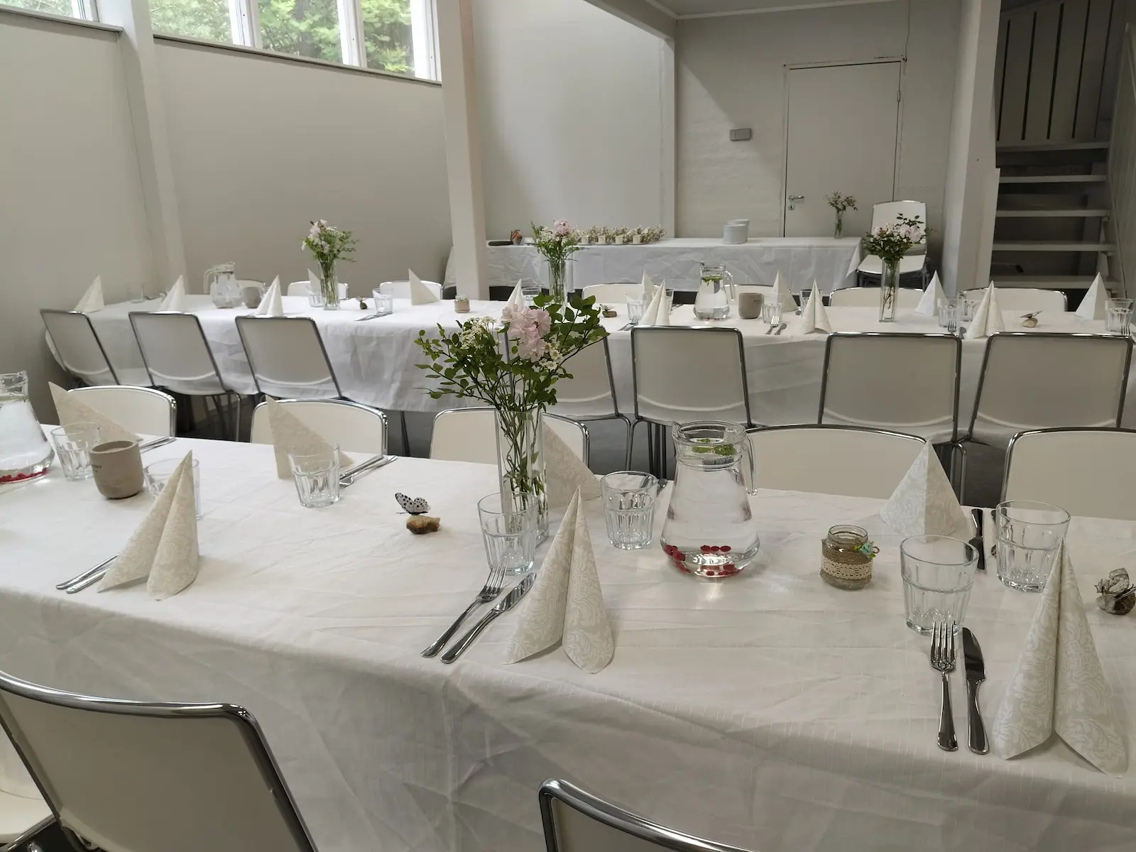 Villa Metsälän alakerta — kokoustila ja juhlasali Paattisilla